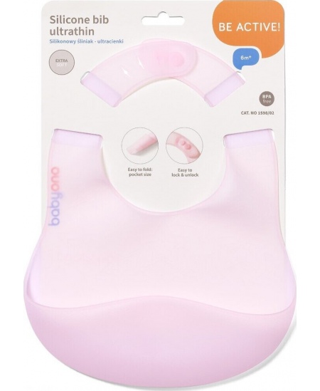 Babyono seilinukas silikoninis ypatingai plonas rožinis 1598/02