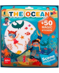 Lipdukų žaidimas su plakatu – Vandenynas