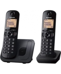 Panasonic | Cordless | KX-TGC212FXB | Built-in display | Caller ID | Black | Phonebook capacity 50 entries | Speakerphone