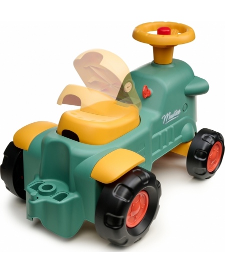 FALK Traktorek Baby Maurice Zielony Vintage z Przyczepką od 1 roku