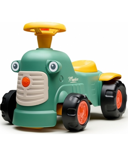 FALK Traktorek Baby Maurice Zielony Vintage z Przyczepką od 1 roku
