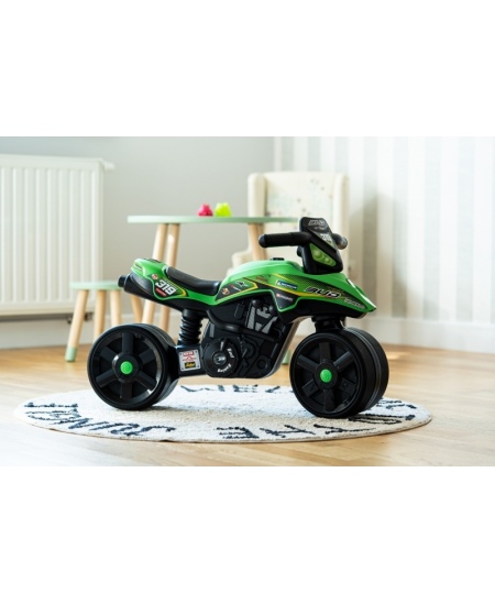 FALK Jeździk Racing Zielony Motorek Szerokie Koła od 1 roku