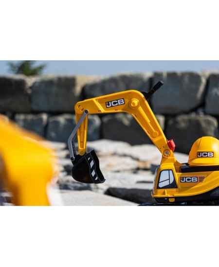 FALK Koparka JCB DIGGER Obrotowa Żółta Ruchoma Łyżka Od 3 Lat.
