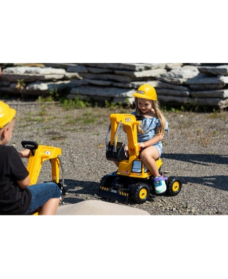 FALK Koparka JCB DIGGER Obrotowa Żółta Ruchoma Łyżka Od 3 Lat.
