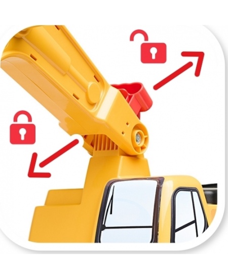 FALK Koparka JCB DIGGER Obrotowa Żółta Ruchoma Łyżka Od 3 Lat.