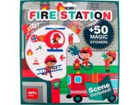 Lipdukų žaidimas su plakatu – Gaisrinė