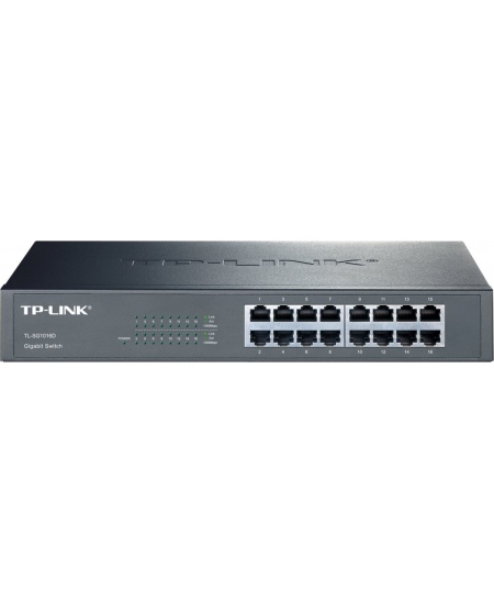 TP-LINK | 16-Port Gigabit Switch | TL-SG1016D | Unmanaged | Desktop/Rackmountable
