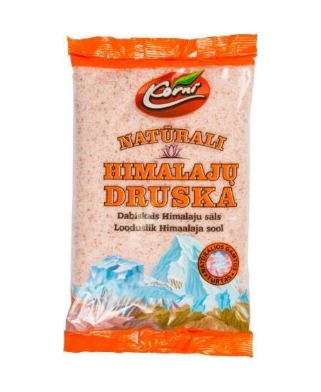 Kristalinė druska Himalajai, smulki, 500g