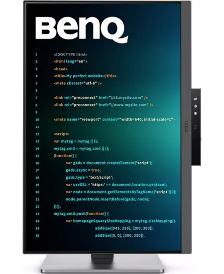Benq RD240Q | 24.1 " | IPS | 16:10 | 60 Hz | 5 ms | 2560 x 1600 pixels | 300 cd/m² | HDMI ports quantity 1