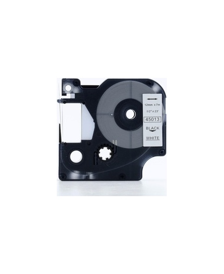 Neoriginali Dymo S0720530 D1 45013 Tape 12mm x 7m Black on White