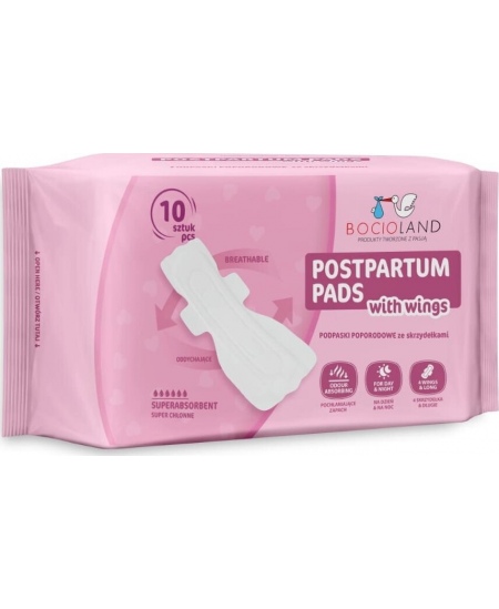 Bocioland įklotai po gimdymo 10 vnt BL155