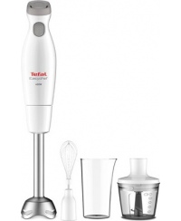 TEFAL | Blender | Easychef HB453138 | Hand Blender | 450 W | Number of speeds 2 | Turbo mode | Chopper | White