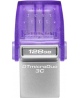 Kingston | DataTraveler | DT Micro Duo 3C | 128 GB | USB Type-C and Type-A | Purple