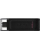Kingston | USB Flash Drive | DataTraveler 70 | 256 GB | USB 3.2 Gen 1 Type-C | Black