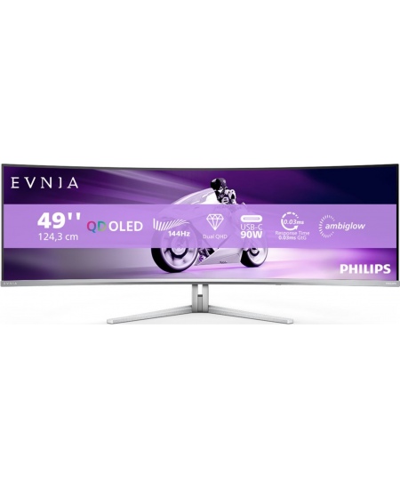 Philips 49M2C8900L/00 | 49 " | OLED | 32:9 | 144 Hz | 0.03 ms | 5120 x 1440 pixels | HDMI ports quantity 2 | Warranty 24 mo