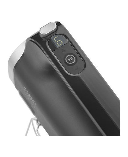 Caso Cordless Hand Mixer | Click & Mix | Hand Mixer | 150 W | Number of speeds 8 | Stainless Steel/Black