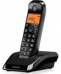 Motorola Digital Cordless Telephone | S1201B | Built-in display | Black