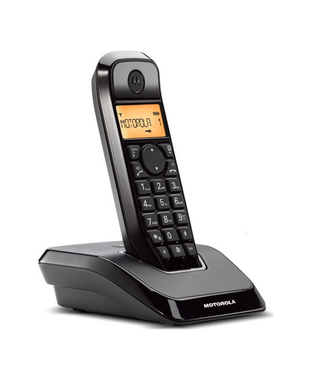 Motorola Digital Cordless Telephone | S1201B | Built-in display | Black