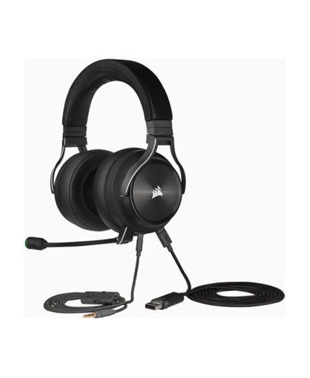 Corsair | High-Fidelity Gaming Headset | VIRTUOSO RGB WIRELESS XT | Wireless/Wired | Over-Ear | Wireless | Black