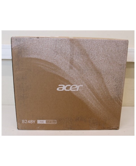 SALE OUT. Acer Vero B8 B248YEbemiqprcuzx 23.8" IPS 1920x1080/16:9/4ms/300/100M:1/DP,HDMI/Audio Out/Webcam/Black | Acer | Ve