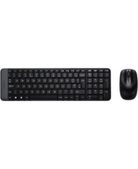 Logitech | Combo Wireless Keyboard and Mouse | MK220 | Keyboard and Mouse | Wireless | Mouse included | US | Black | N/A