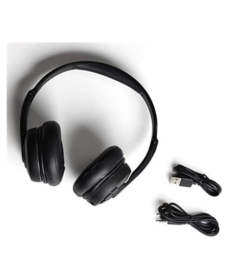 Skullcandy Wireless Headphones Cassette Wireless/Wired, On-Ear, Microphone, 3.5 mm, Bluetooth, Black