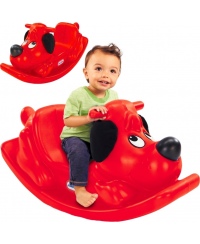 LITTLE TIKES Piesek Na Biegunach Czerwony Bujak