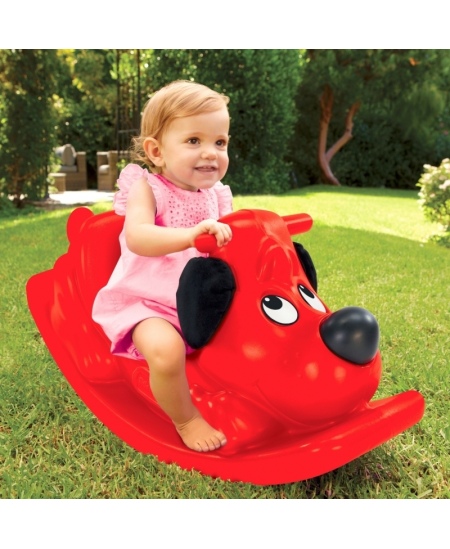 LITTLE TIKES Piesek Na Biegunach Czerwony Bujak