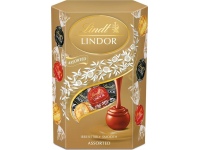 LINDT LINDOR įv. rūšių šokolado rutuliukų rink, 200g