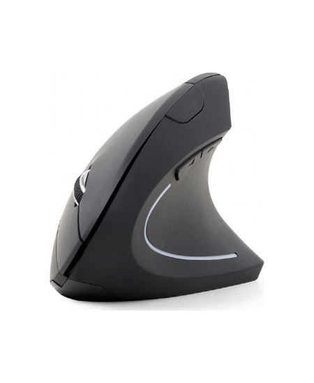 Gembird | MUSW-ERGO-01 | 2.4GHz Wireless Optical Mouse | Optical Mouse | USB | Black