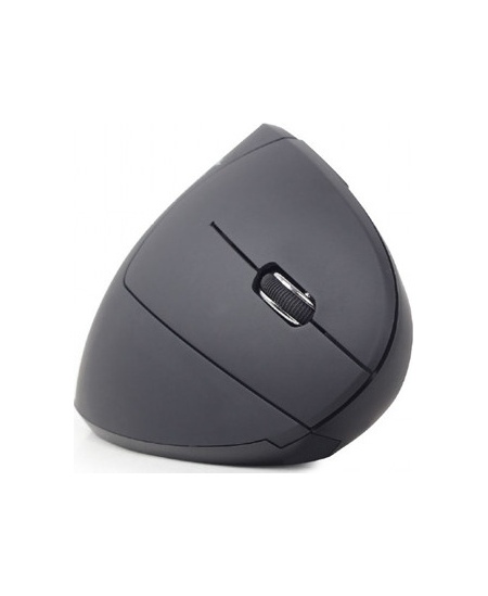 Gembird | MUSW-ERGO-01 | 2.4GHz Wireless Optical Mouse | Optical Mouse | USB | Black