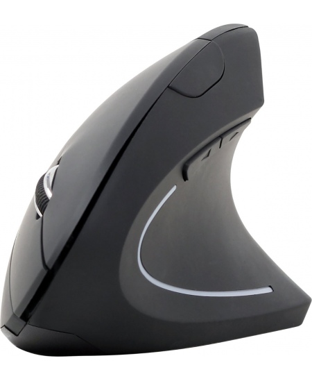 Gembird | MUSW-ERGO-01 | 2.4GHz Wireless Optical Mouse | Optical Mouse | USB | Black