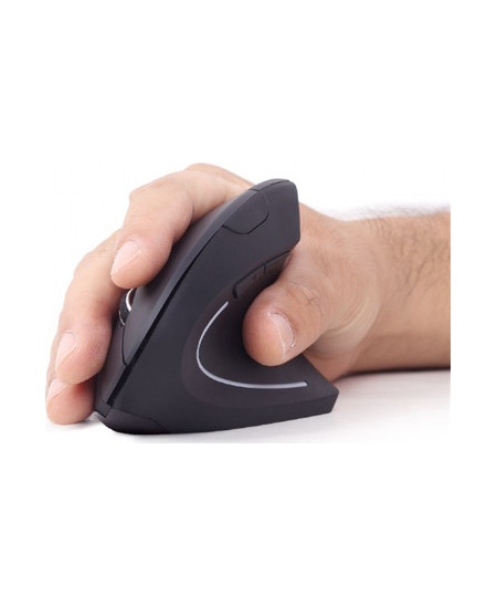 Gembird | MUSW-ERGO-01 | 2.4GHz Wireless Optical Mouse | Optical Mouse | USB | Black