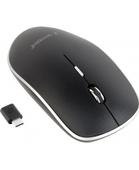 Gembird | Silent Optical Mouse | MUSW-4BSC-01 | Wireless | USB-C | Black