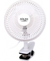 Adler | Fan with clip | AD 7317 | Table Fan | White | Diameter 15 cm | Number of speeds 2 | 30 W | No