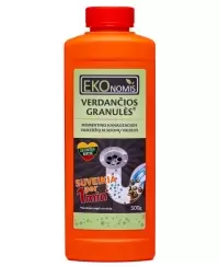 Sifonų ir kanalizacijos valiklis VERDANČIOS GRANULĖS, 500 g