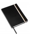 Užrašų knygelė BOSS ICONIC BLACK, A5, linija, juoda