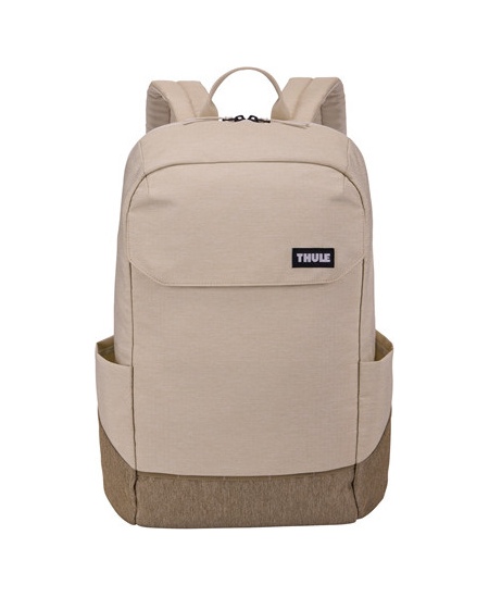 Thule | Lithos | Backpack 20L | Fits up to size 16 " | Laptop backpack | Pelican Gray/Faded Khaki