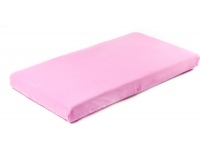 Sensillo paklodė su guma jersey, rožinė, 120*60, 2207