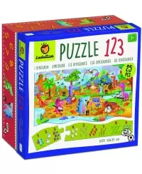 Skaičiavimo dėlionė 123 LUDATTICA Dinozaurai