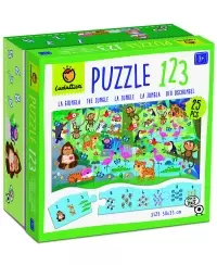 Skaičiavimo dėlionė 123 LUDATTICA Džiunglės