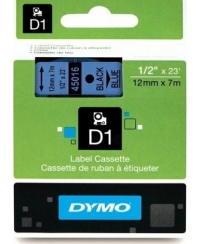Dymo 45016 (S0720560) Etikečių juosta 12mm x 7m, Black on Blue