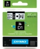Dymo Label 43613 Balta /Juoda (S0720780), juostelė