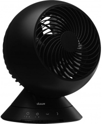 Duux | Fan | Globe | Table Fan | Black | Diameter 26 cm | Number of speeds 3 | Oscillation | 23 W | Yes