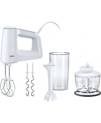 Braun | MultiMix 3 Hand Mixer | HM 3135 WH | Hand Mixer | 500 W | Number of speeds 5 | Turbo mode | White