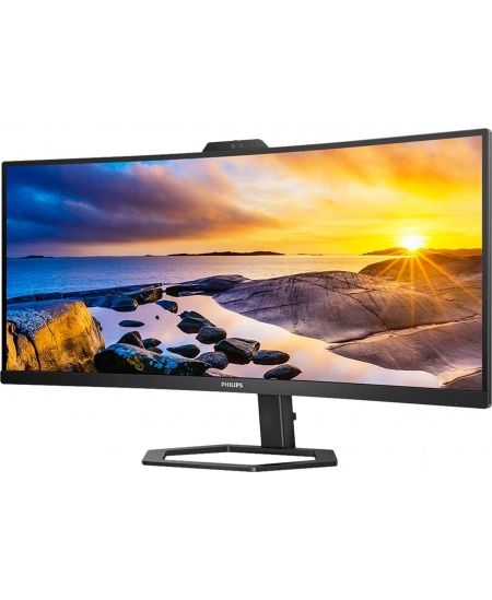 Philips | Monitor with Windows Hello Webcam | 34E1C5600HE/00 | 34 " | VA | 21:9 | 100 Hz | 4 ms | 3440 x 1440 pixels | 300 