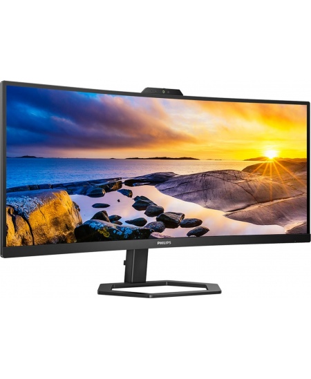 Philips | Monitor with Windows Hello Webcam | 34E1C5600HE/00 | 34 " | VA | 21:9 | 100 Hz | 4 ms | 3440 x 1440 pixels | 300 