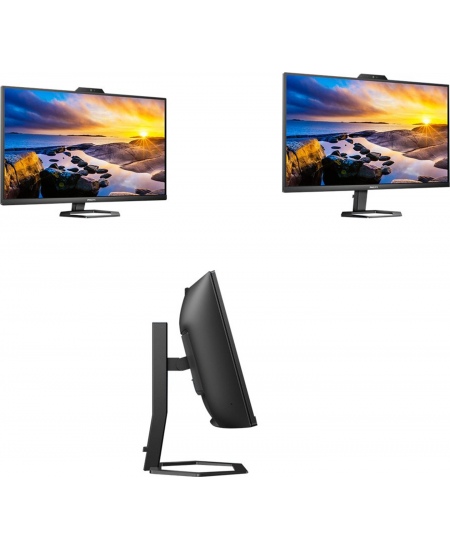 Philips | Monitor with Windows Hello Webcam | 34E1C5600HE/00 | 34 " | VA | 21:9 | 100 Hz | 4 ms | 3440 x 1440 pixels | 300 