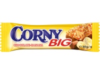 Javainių batonėlis CORNY BIG, bananų ir šokolado, 50 g