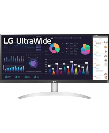 LG UltraWide Monitor 29WQ600-W 29 ", IPS, FHD, 2560 x 1080, 21:9, 5 ms, 250 cd/m², 100 Hz